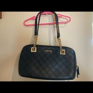 Calvin Klein Black Leather Bag
